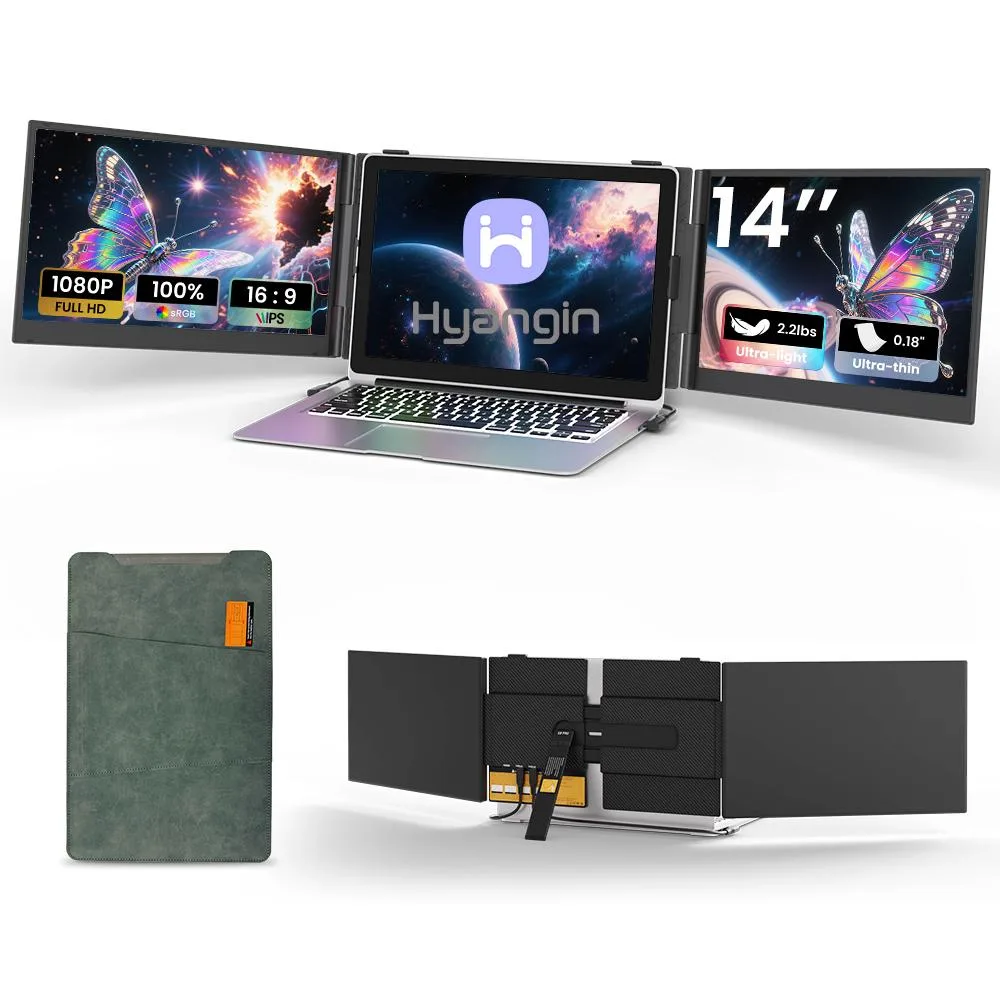 Hyangin Hyangin S8 Pro 14" Triple Screen Gaming Monitor — product photo