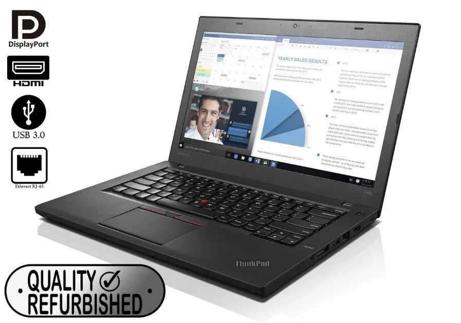 Lenovo Lenovo ThinkPad T460 laptop i5-6200U 8GB 256GB SSD — 商品照片