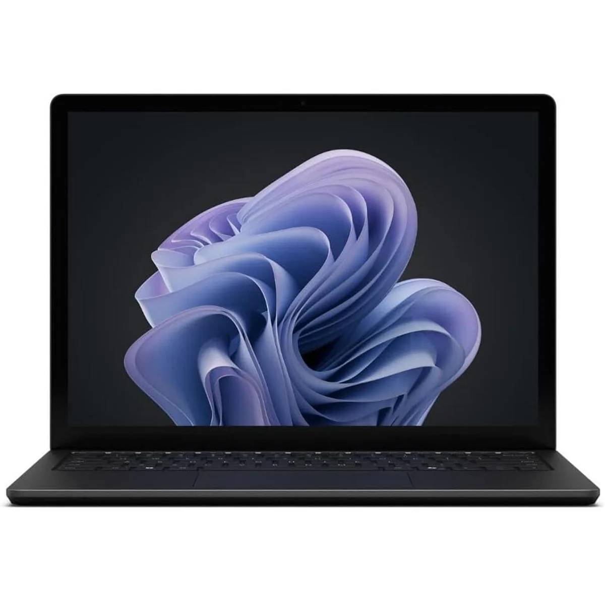 Black 13.5 inch touchscreen laptop with matte finish