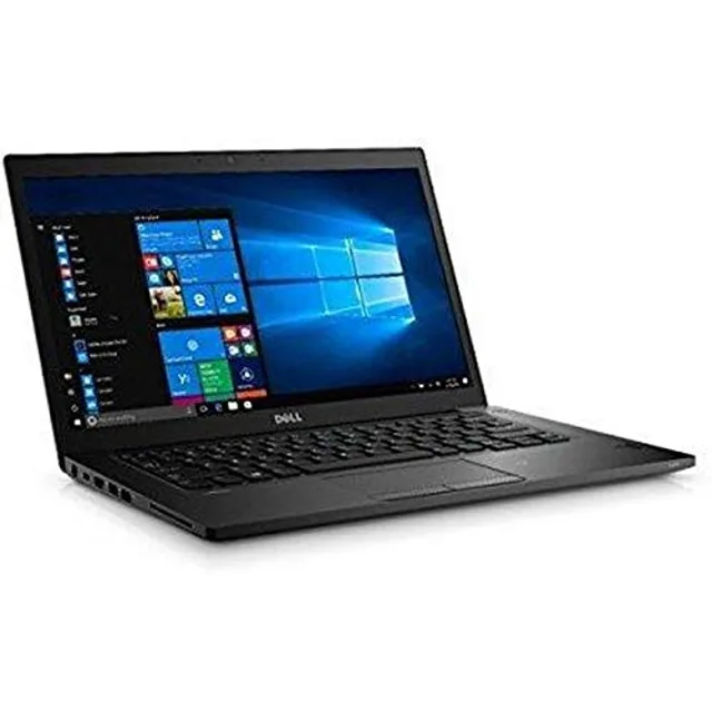 Silver Dell Latitude 7480 14in laptop closed lid webcam visible