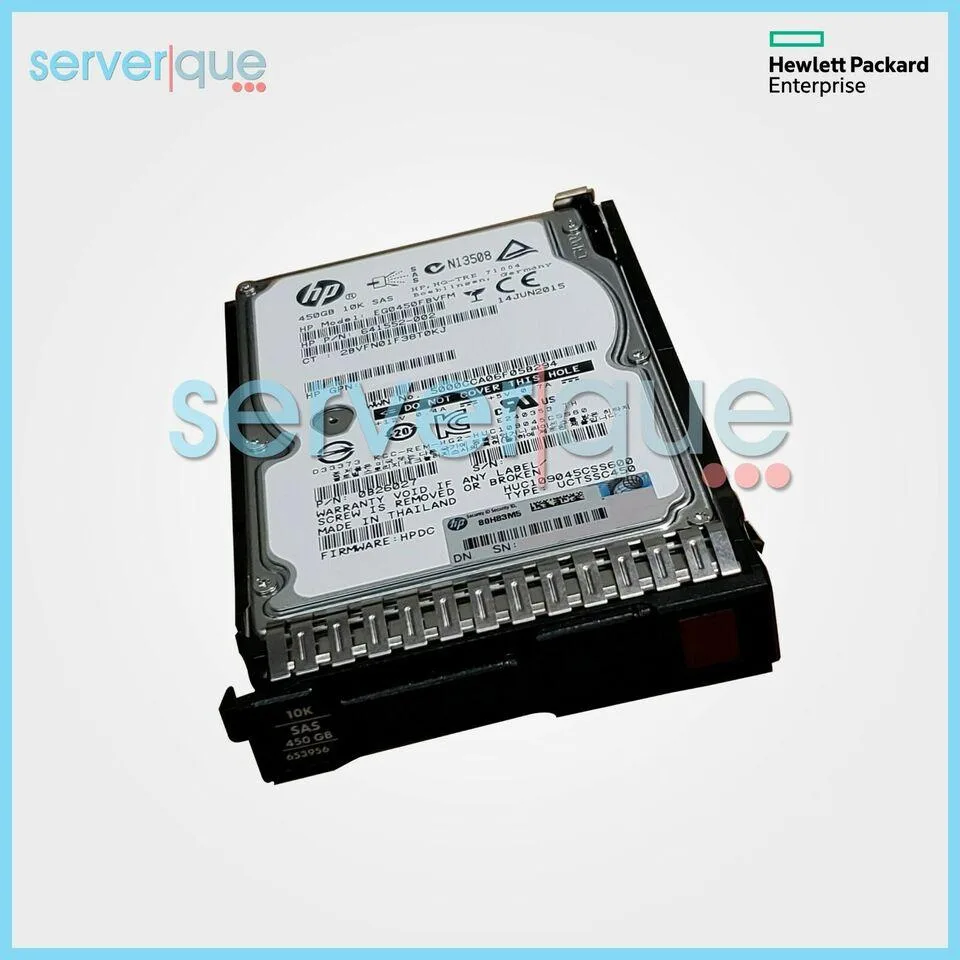HPE HPE 652572-B21 450GB 10000 RPM SAS 2.5" internal hard drive — fotografia produktu