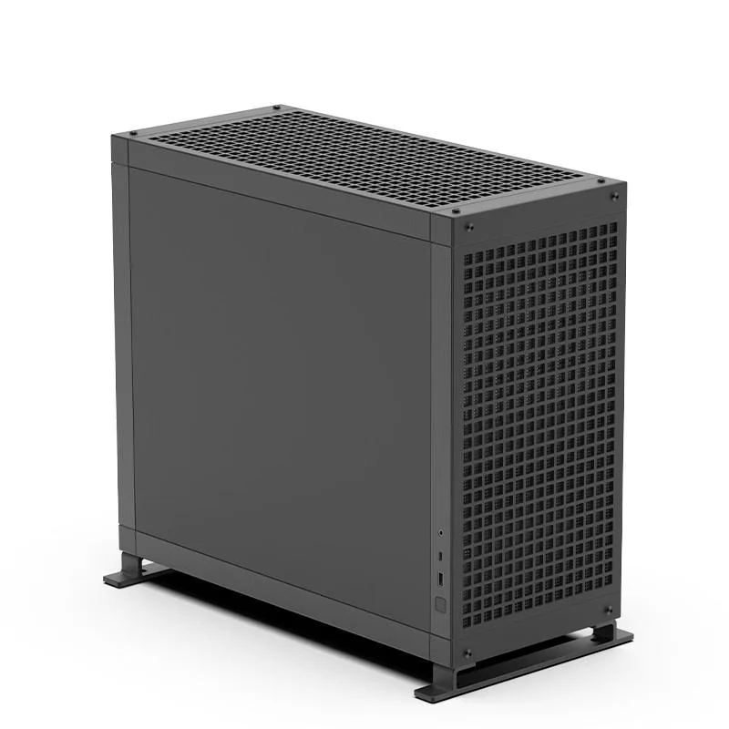 All-aluminium E-ATX mid-tower chassis with DIY pixel cube panel