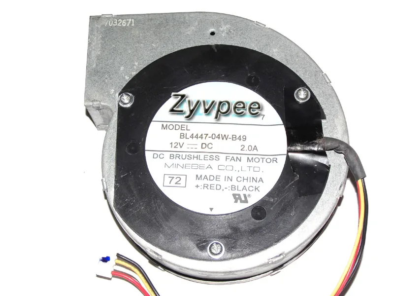 Zyvpee Zyvpee BL4447-04W-B49 110mm 4 Pin Blower Case Fan — foto produk