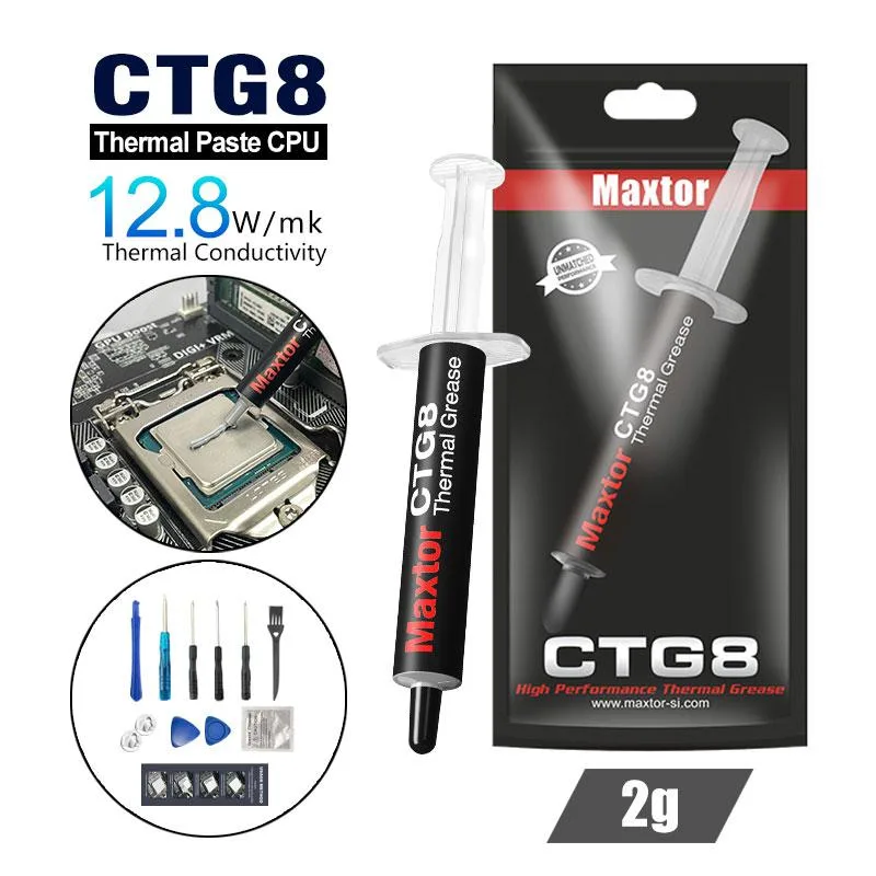 Maxtor Thermal Maxtor Thermal CTG8 12.8W/mK thermal paste 2.0g — תמונת המוצר