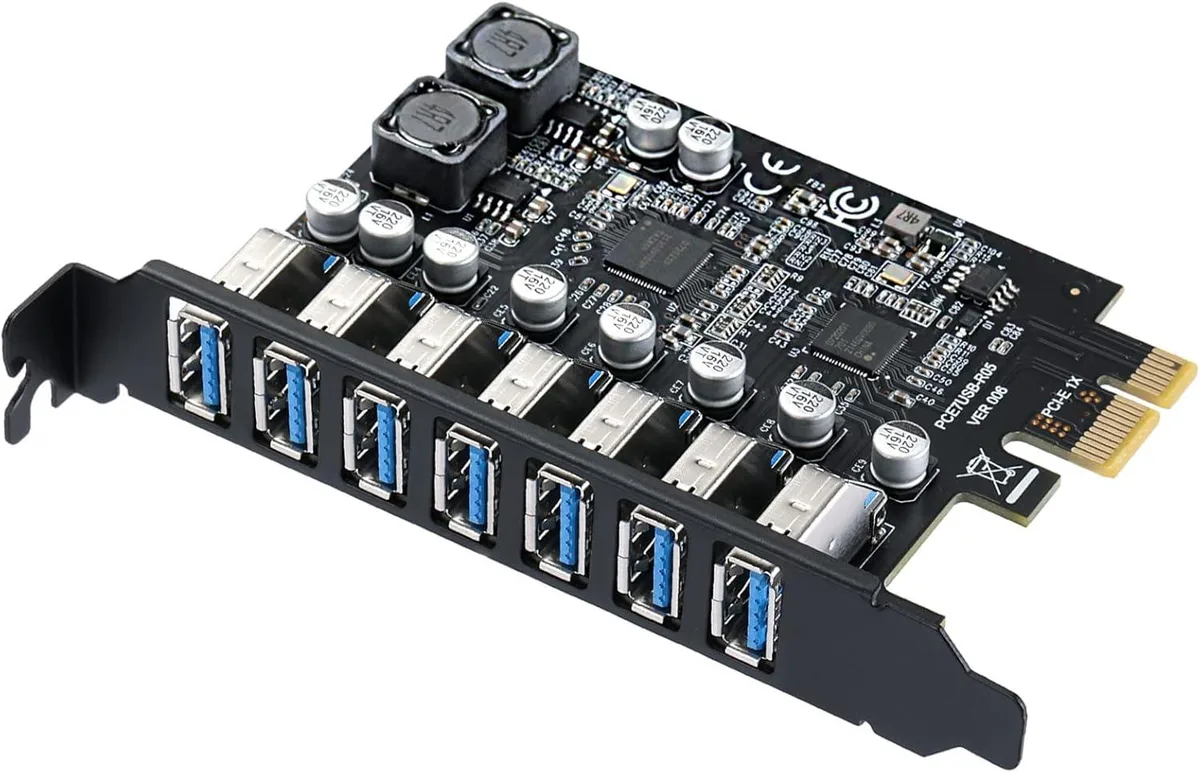 Vszerda Vszerda 7-Port PCIe USB 3.0 Expansion Card — product photo
