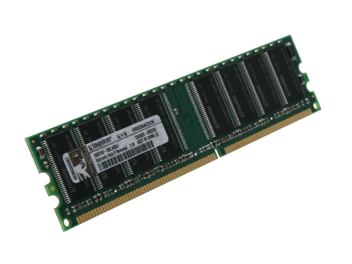Kingston Technology Corp. Kingston Technology Corp. KVR333X64C25/256 256MB DDR 333 (PC 2700) CL2.5 desktop RAM — снимка на продукта