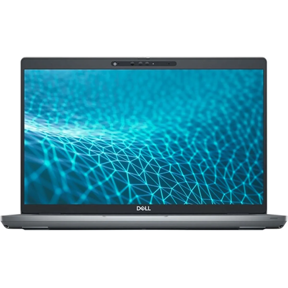 Black Dell Latitude 5431 laptop, 14-inch non-touch anti-glare screen, thin bezels, backlit keyboard with numeric keypad, matte finish