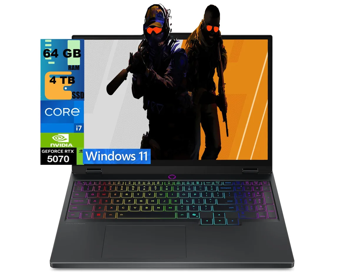 Lenovo Legion 5i 15 laptop in Eclipse Black with OLED display
