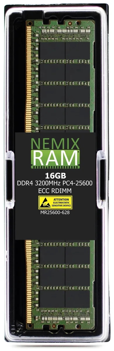 NEMIX RAM NEMIX RAM 16GB DDR4 3200 CL22 2Rx8 1.2V 288-Pin ECC RDIMM memory upgrade — photo du produit