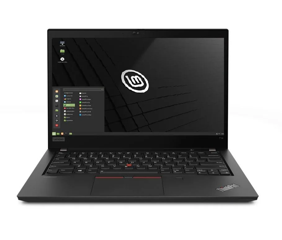 Lenovo Lenovo Thinkpad T14 Gen 2 laptop i5-1135G7 40GB DDR4 500GB PCIe SSD 14.0" FHD Linux Mint 20 Cinnamon — product photo