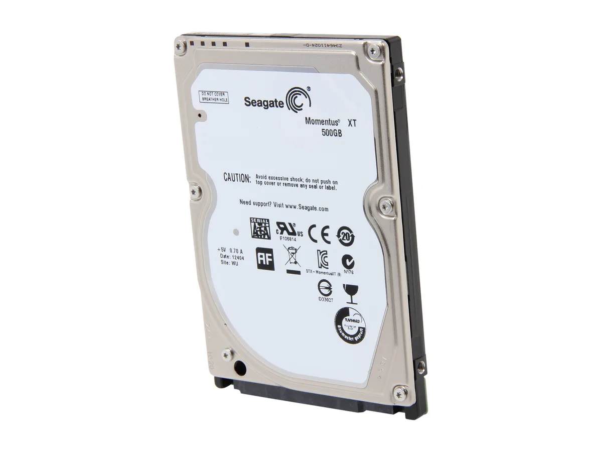 Seagate Seagate Momentus XT ST500LX003 500GB 7200 RPM 32MB Cache SATA 6.0Gb/s 2.5" laptop hard drive — 제품 사진