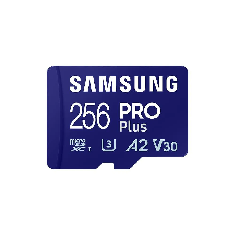 SAMSUNG SAMSUNG PRO Plus 256GB MicroSD Card + SD Adapter — תמונת המוצר