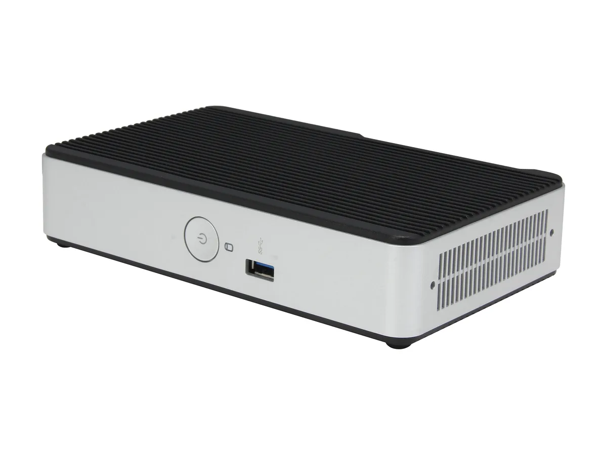 Intel Intel BLKDE3815TYKH0E Atom E3815 1.46GHz barebone mini PC — preces foto
