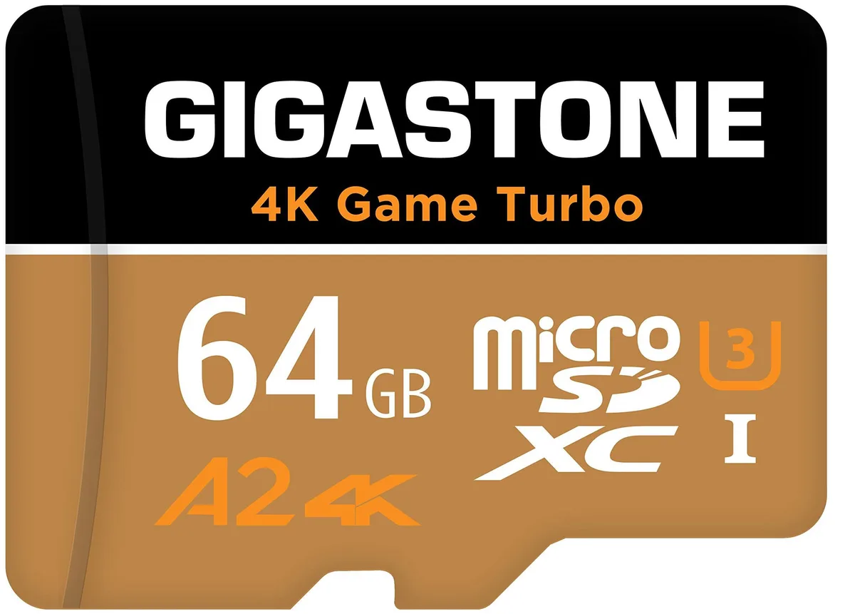 Gigastone Corporation Gigastone Corporation 64GB microSDXC Game Turbo 95/35MB/s U3 A2 V30 memory card — 제품 사진
