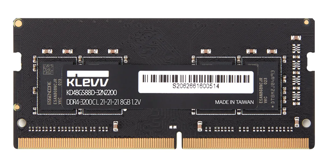 KLEVV KLEVV KD48GS881-32N220A 8GB DDR4 SODIMM 3200MHz CL22 laptop RAM — product photo