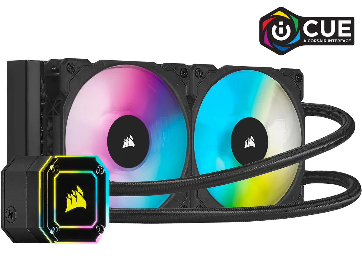 Corsair Corsair iCUE H100i ELITE CAPELLIX CW-9060046-WW liquid cooler — product photo