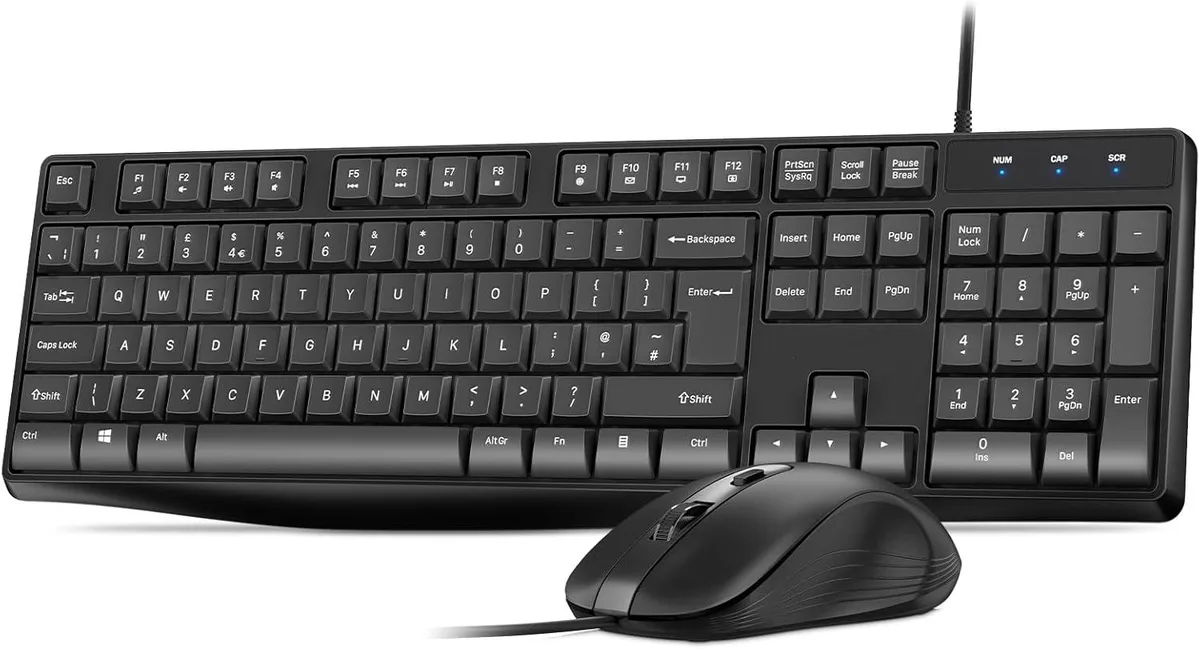 TROPRO TROPRO Mechanical Gaming Keyboard Blue Switch 87 Keys RGB Black Wired — 商品写真
