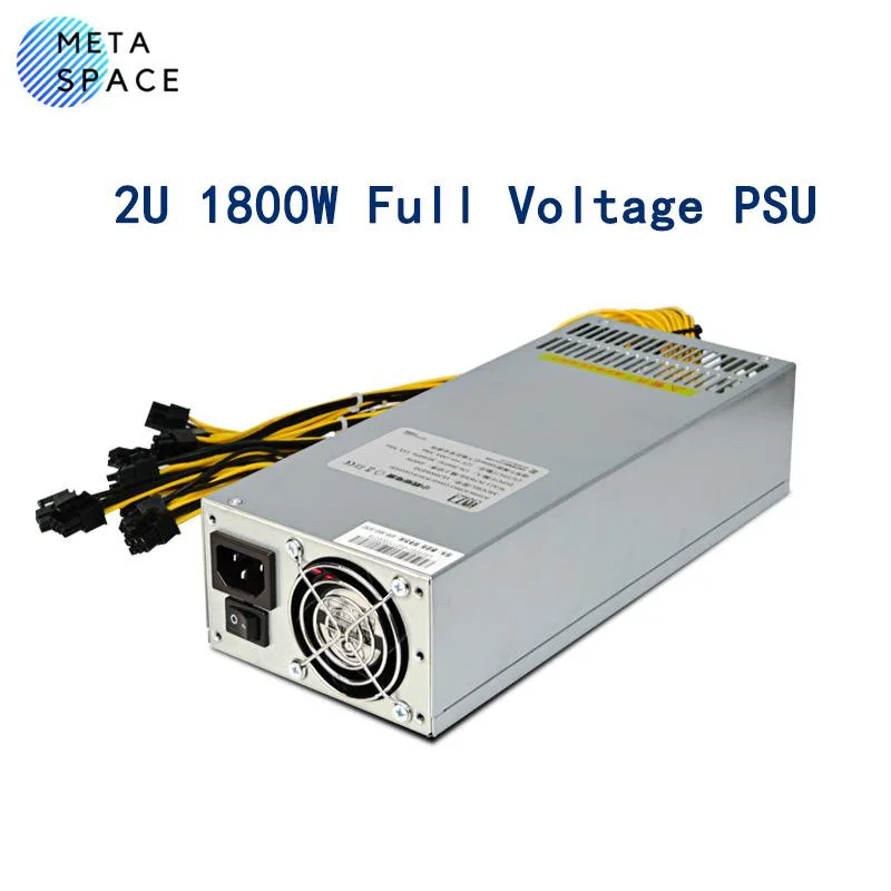 AFRNDK AFRNDK 1800W 1600W 12V 133A 2U server power supply — product photo