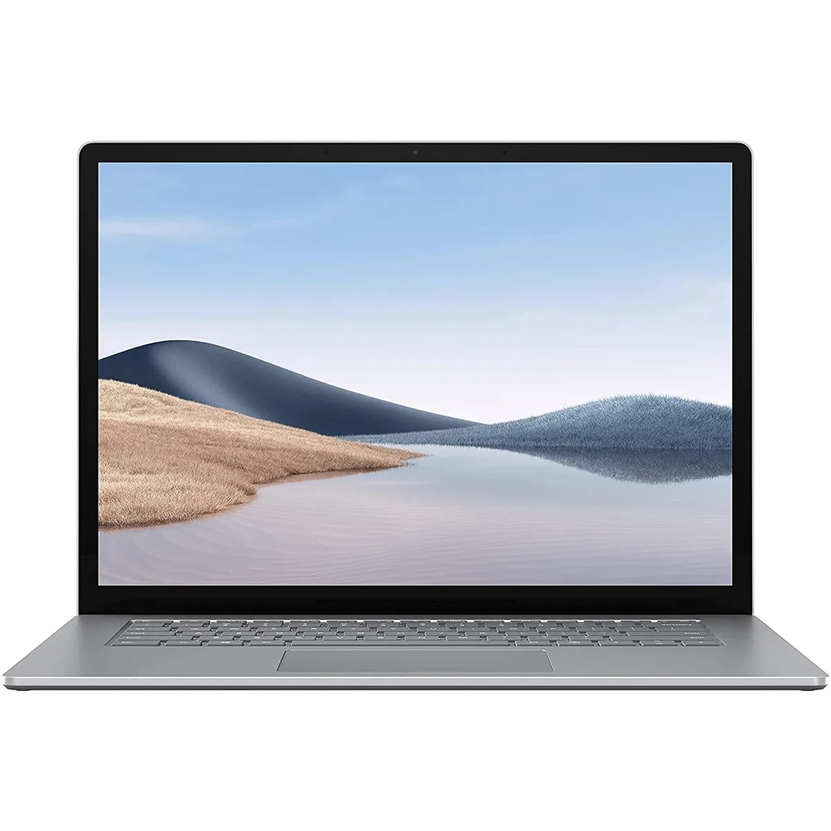 Platinum 13.5 inch touchscreen laptop with silver finish