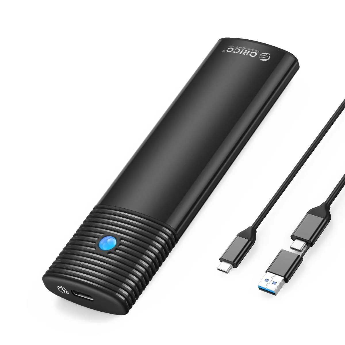 Orico Orico PWEM2 M.2 NVMe SATA SSD Enclosure Black — 제품 사진