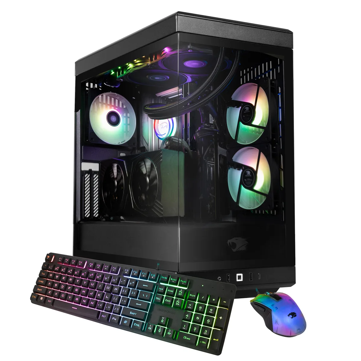 iBUYPOWER iBUYPOWER Y40BI7N5701 Gaming PC Core Ultra 7 265F 32GB DDR5 1TB NVMe RTX 5070 12GB — photo du produit