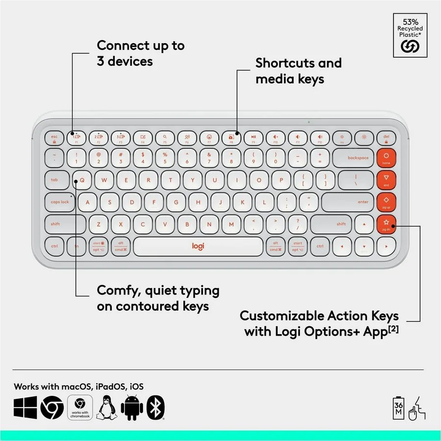 Logitech Logitech 920-012935 POP ICON KEYS keyboard — produktfoto