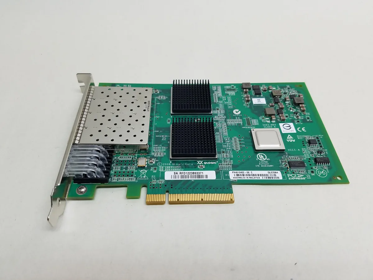 QLogic Corp. QLogic Corp. QLE2564 Sanblade 8Gb Quad Port PCIe 2.0 x8 Fibre Channel HBA — product photo