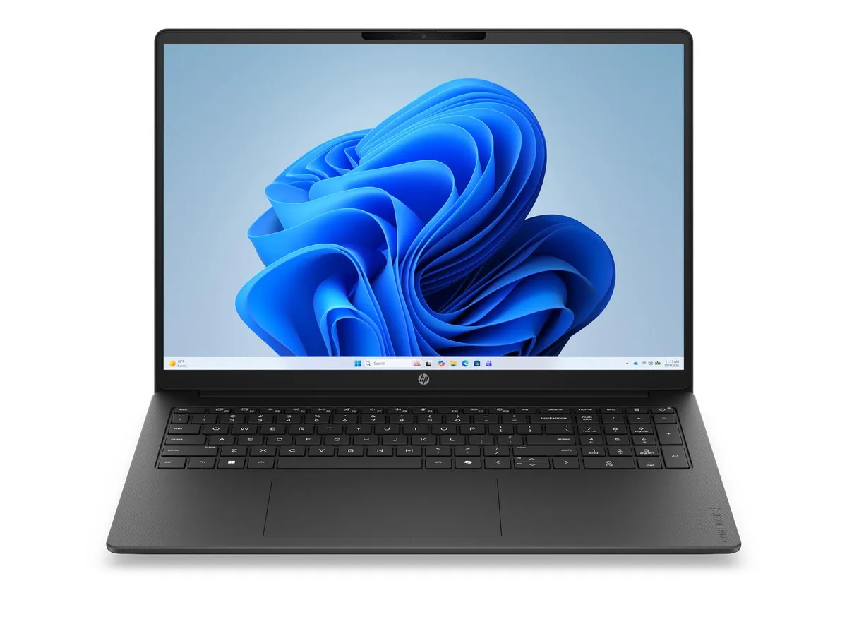 Silver 16 inch laptop with thin bezel 2K anti-glare display