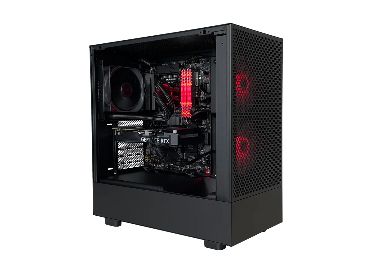 ReUse Computers ReUse Computers Code Red Gaming Desktop i7-13700f 16GB DDR4 RTX 4060 Ti 8GB 2TB NVMe 650W Windows 11 Pro — product photo