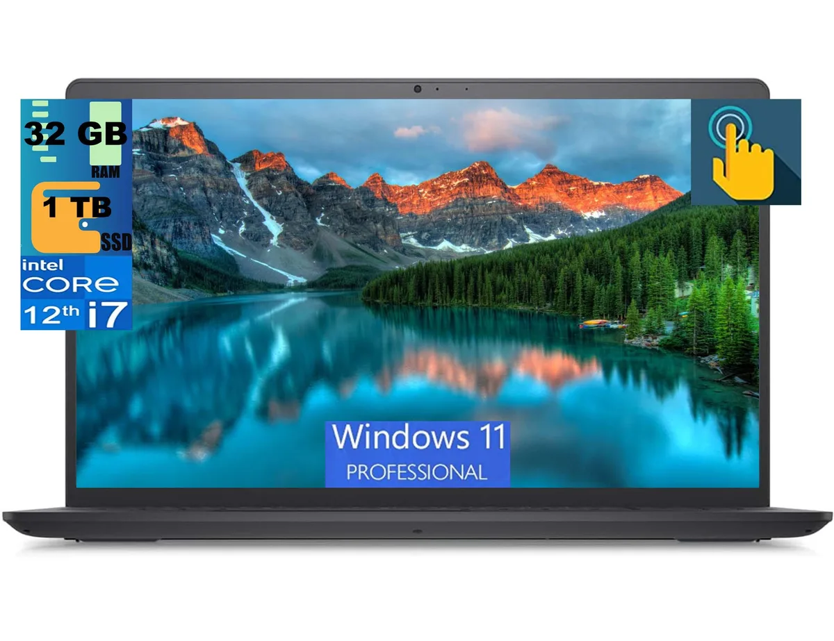 DELL DELL Inspiron 3520 15 laptop i7-1255U 32GB 1TB touchscreen — photo du produit