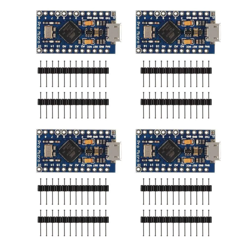 KEHIPI KEHIPI 4PCS Pro Micro ATmega32U4 5V 16MHz Development Board — 제품 사진