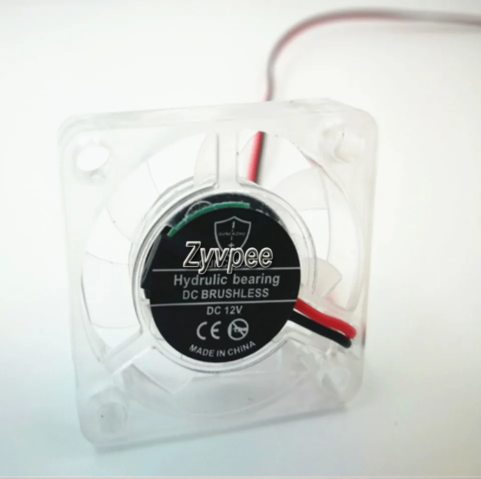 Zyvpee Zyvpee 3007 12 30mm sleeve bearing 12V transparent case fan — ภาพสินค้า