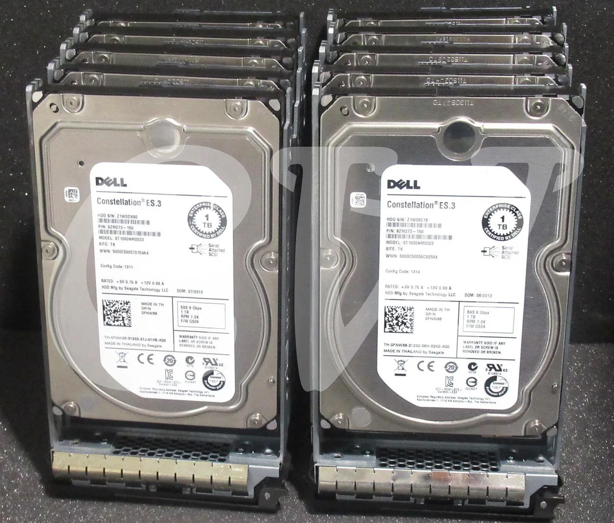 DELL DELL ST1000NM0023 1TB 7200RPM SAS 128MB 3.5" internal hard drive — Produktfoto