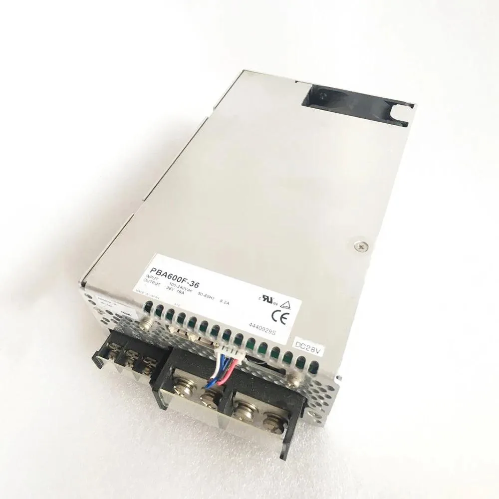 KHACHIMO PBA600F-36 ATX power supply unit, metal casing, modular cables visible