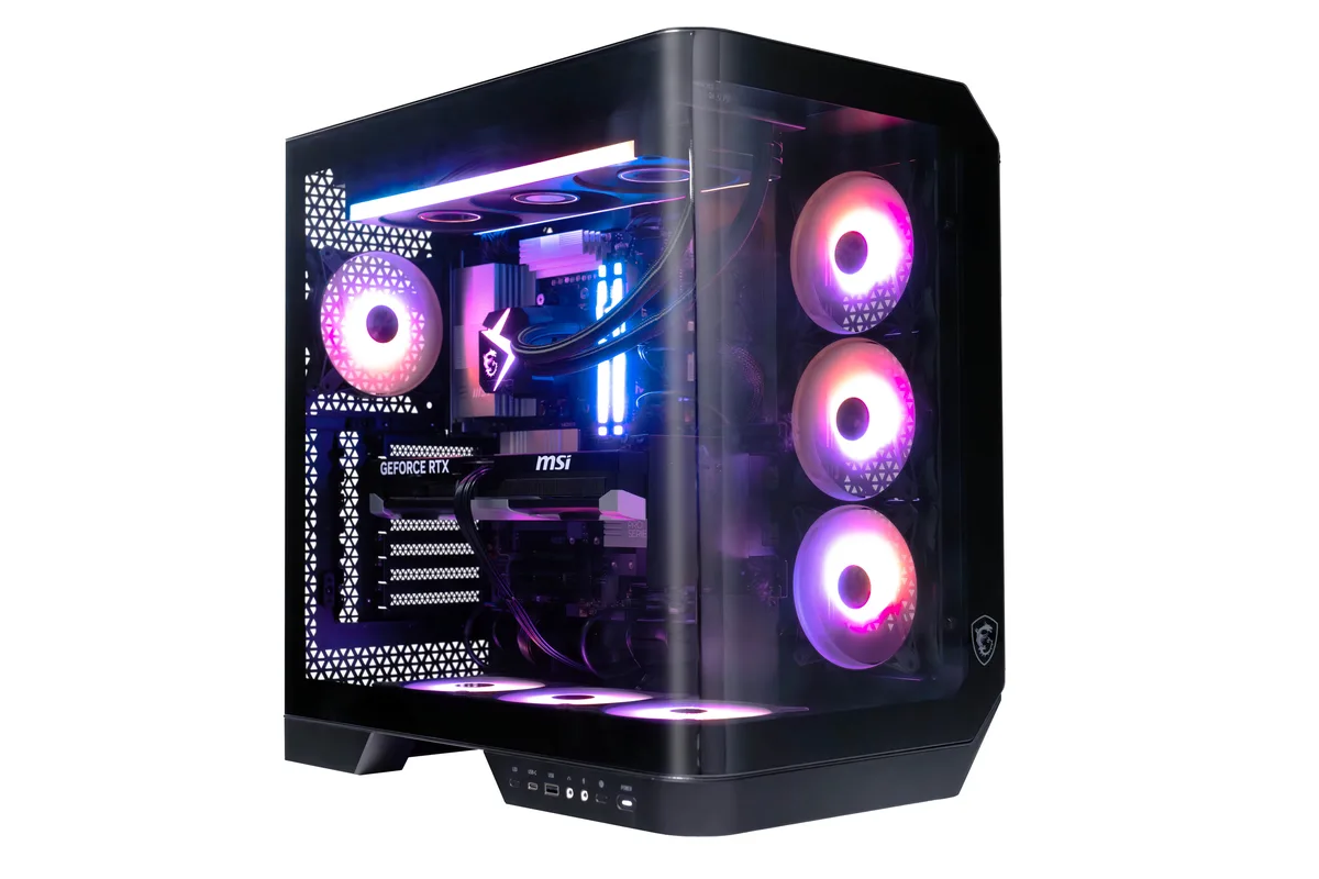 MSI MSI Vision RS AI 2NVR9-1292US gaming PC Ultra 9 285K 64GB DDR5 2TB RTX 5070 Ti — fotografia produktu