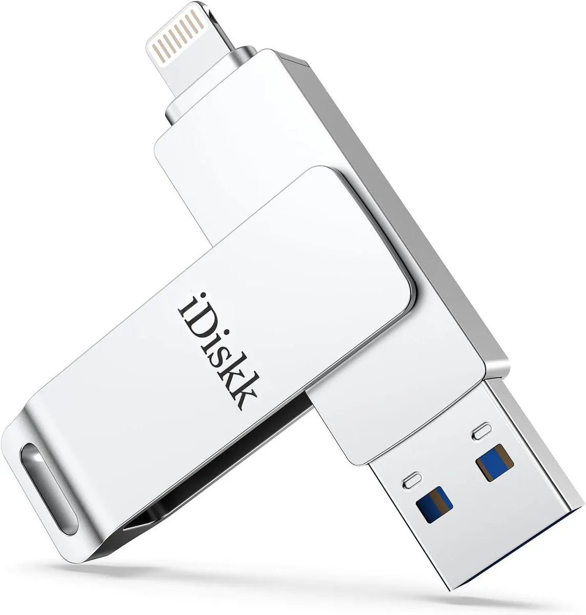 iDiskk iDiskk U006 128GB USB 3.0 Type-C &amp; Type-A Flash Drive Silver — zdjęcie produktu