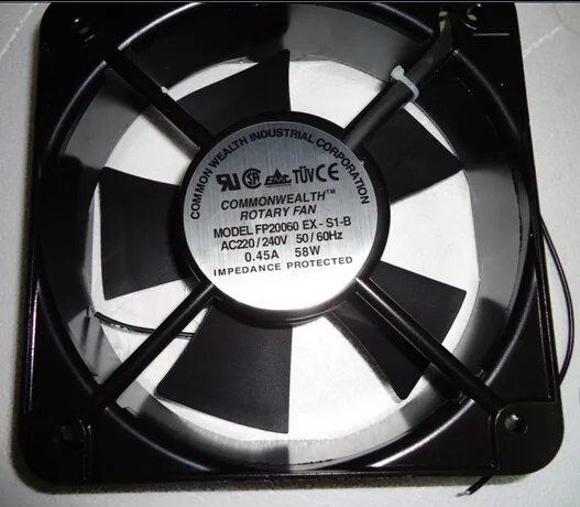 OEM Industries OEM Industries FP20060 EX-S1-B 200mm 2 Ball Bearing Fan — toote foto