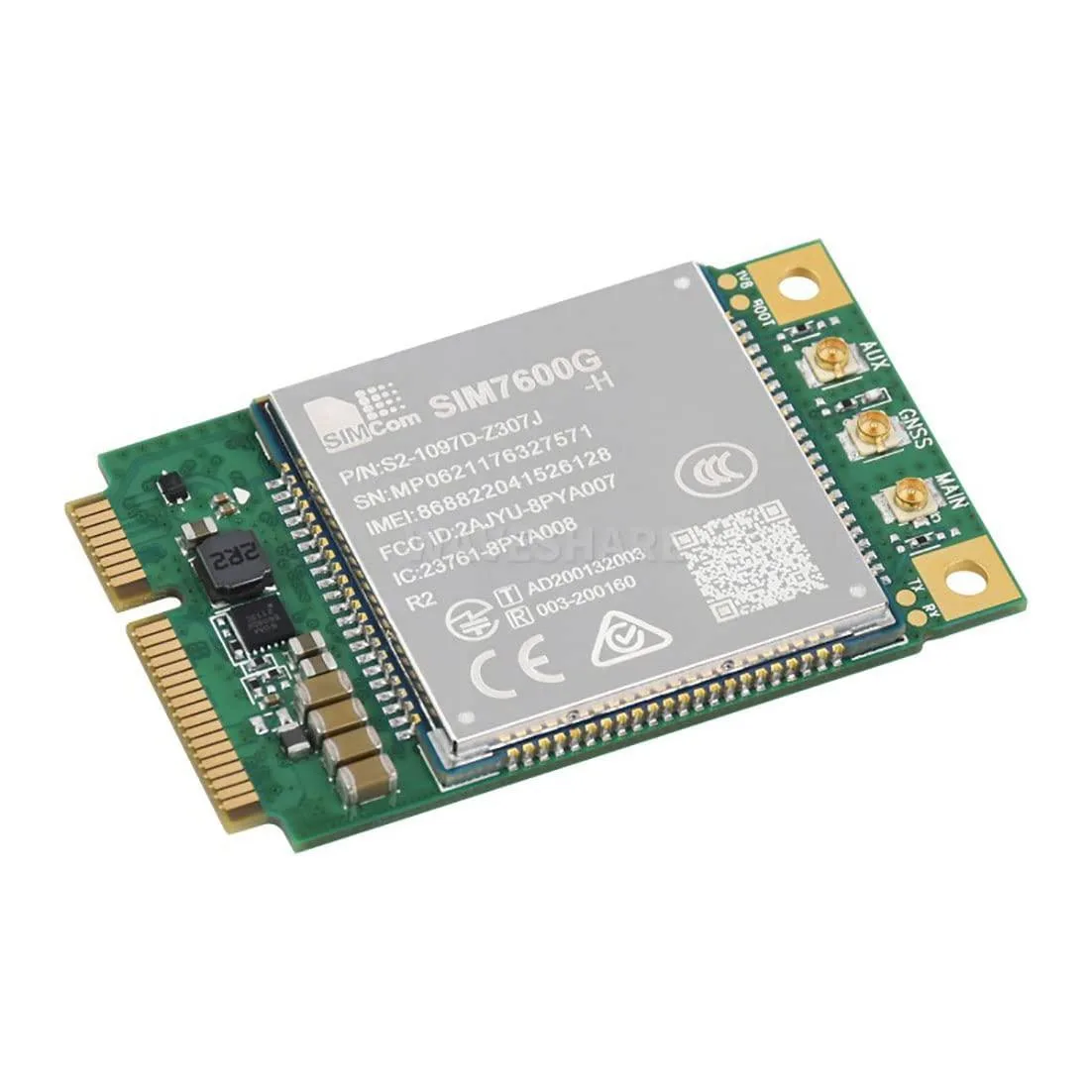 LORDWORLD LORDWORLD SIM7600G-H 4G HAT (B) SIM7600G-H-PCIE development board — foto produk