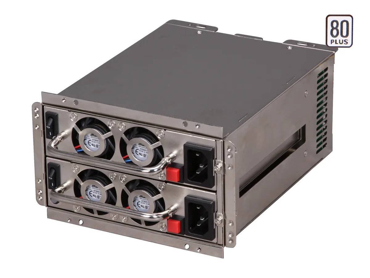 Athena Power Athena Power AP-RRP4ATX6508 2 x 500W redundant server power supply — productfoto