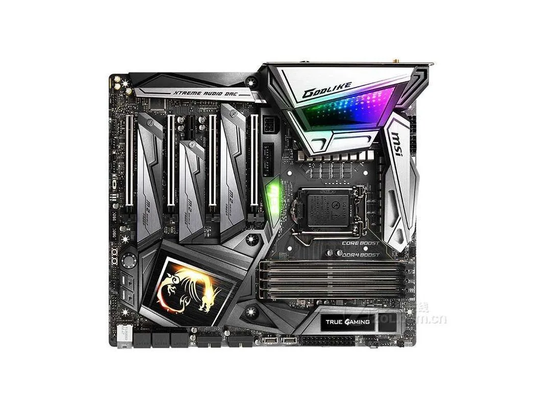 MSI MSI MEG Z390 GODLIKE Intel motherboard — product photo