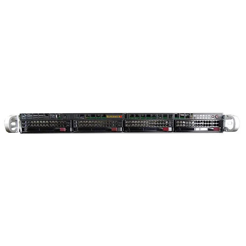 Supermicro Supermicro SYS-6018U-TR4T+ 1U rack server 2× Xeon E5-2680 v4 2.4GHz 14-core 512GB DDR4 4×3.5" bays 9361-8i — photo du produit
