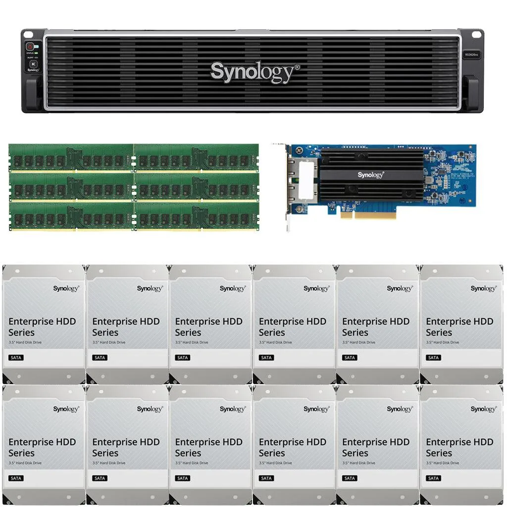 Silver 2U rackmount chassis, twelve drive bays, front bezel installed