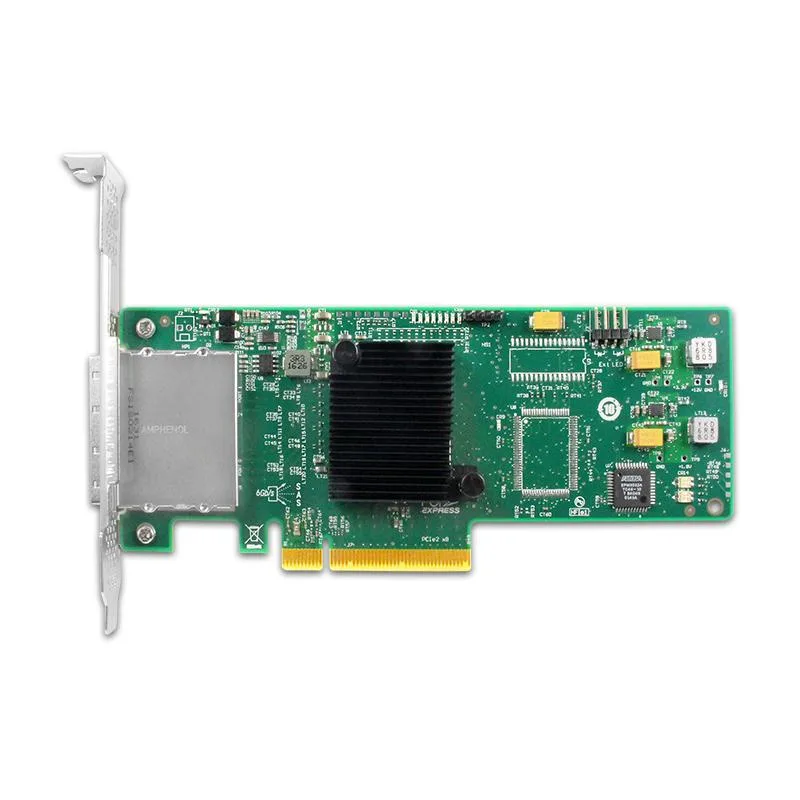 eshinreal eshinreal 8 Port PCIe 2.0 x8 SAS/SATA Expansion Card SAS 2008 — תמונת המוצר