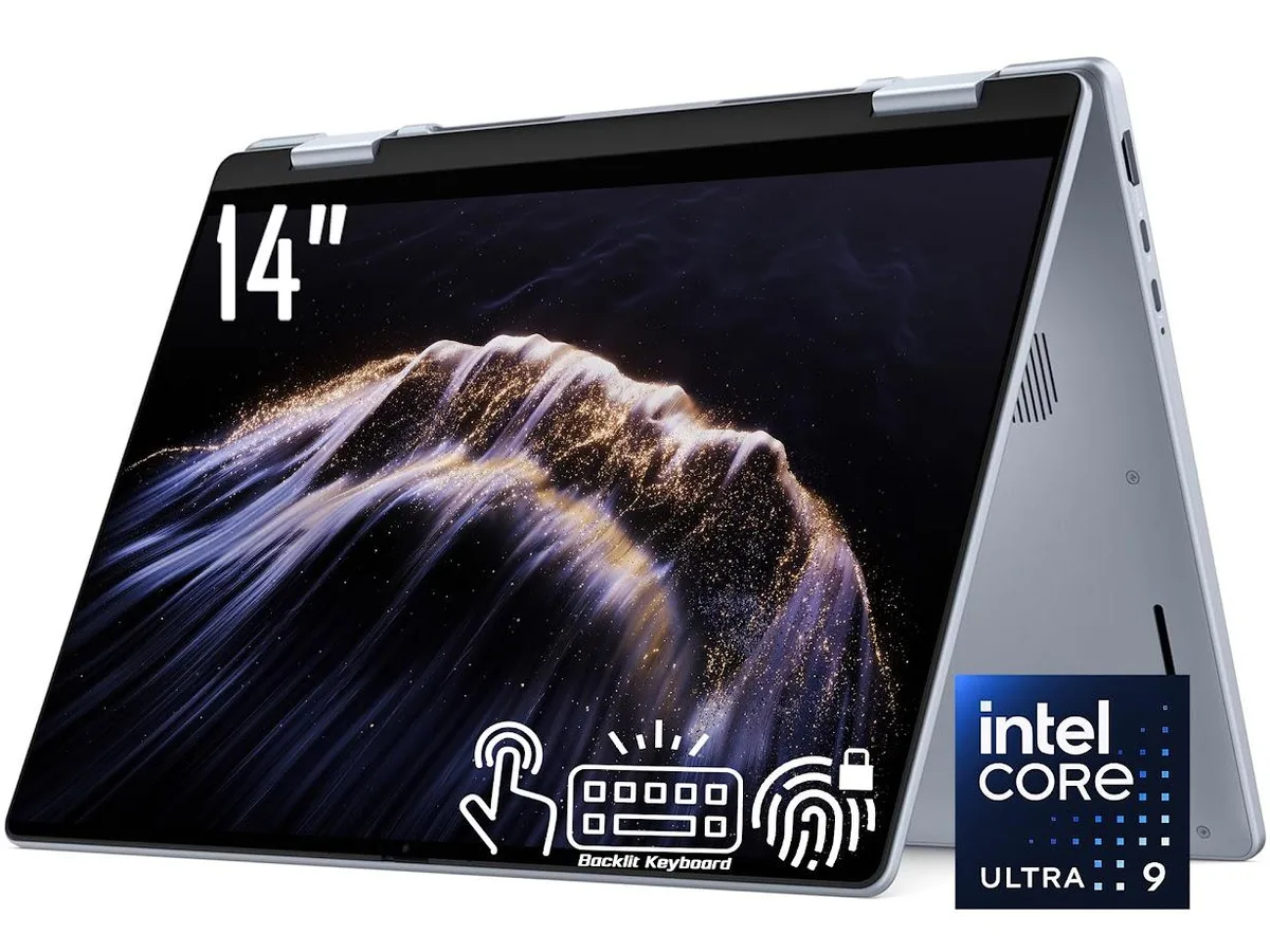DELL Dell Plus 2-in-1 Laptop 14" WUXGA Touch Intel Core Ultra 9 288V 32GB 2TB Midnight Blue — 商品写真