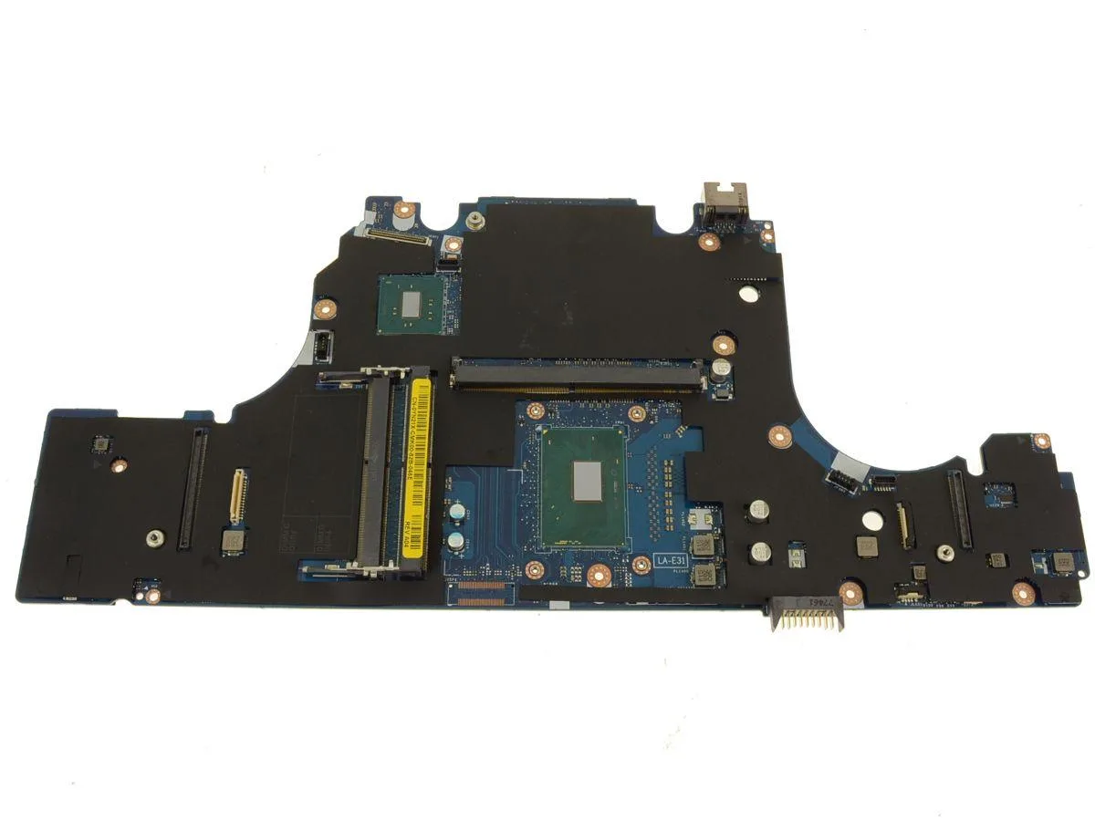 Green Dell Precision 7520 laptop motherboard with i5-7300HQ 2.5GHz CPU installed