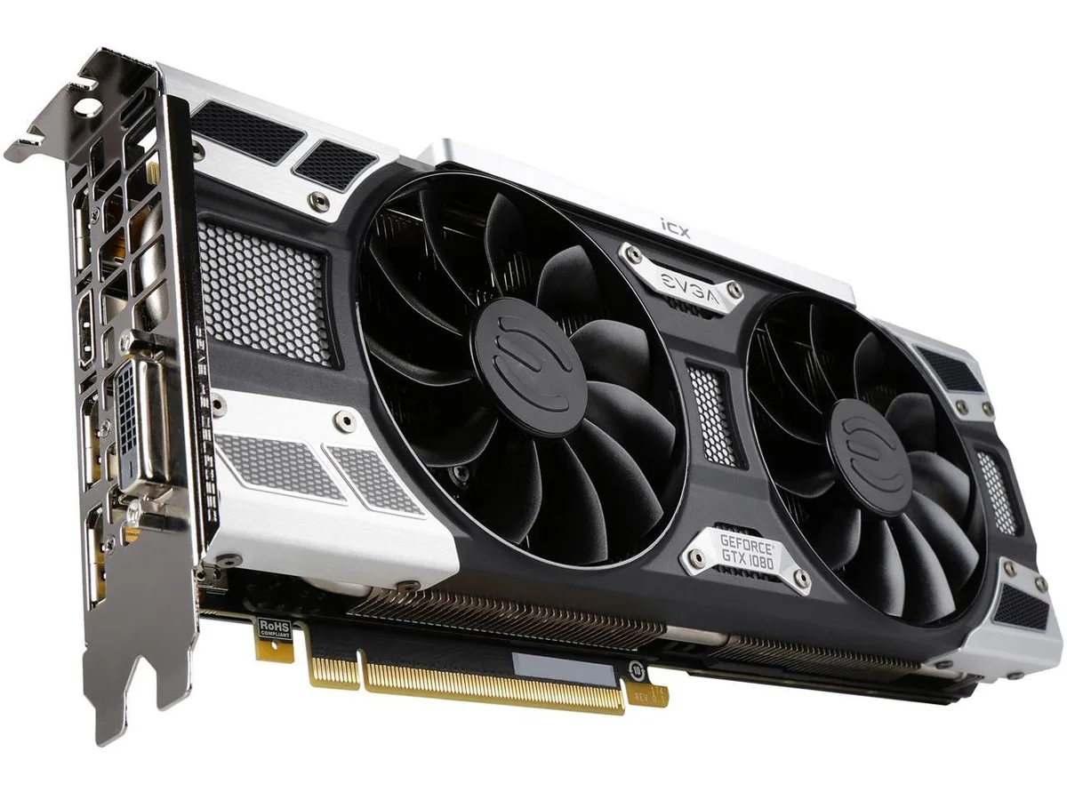 EVGA EVGA GeForce GTX 1080 SC2 GAMING iCX 08G-P4-6583-KR 8GB GDDR5X graphics card — product photo