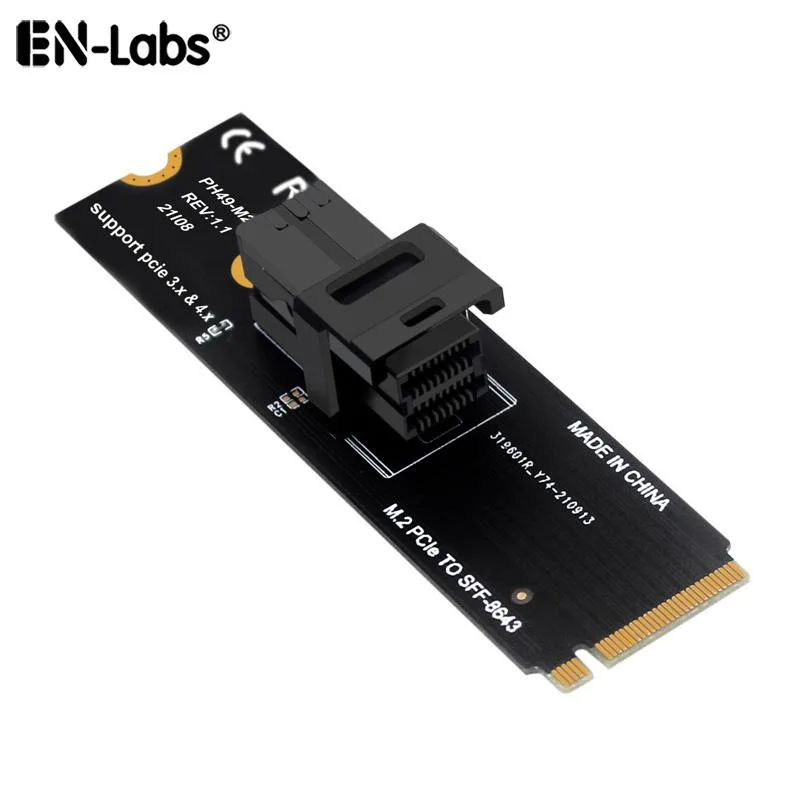 EN-Labs EN-Labs M.2 NVMe M-Key to SFF-8643 Adapter Expansion Card — vörumynd
