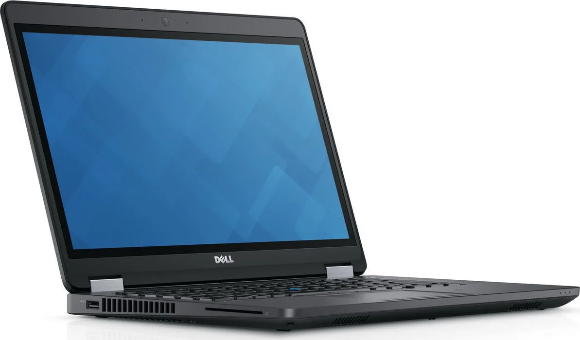 Black Dell Latitude E5570 15.6 inch HD laptop closed view