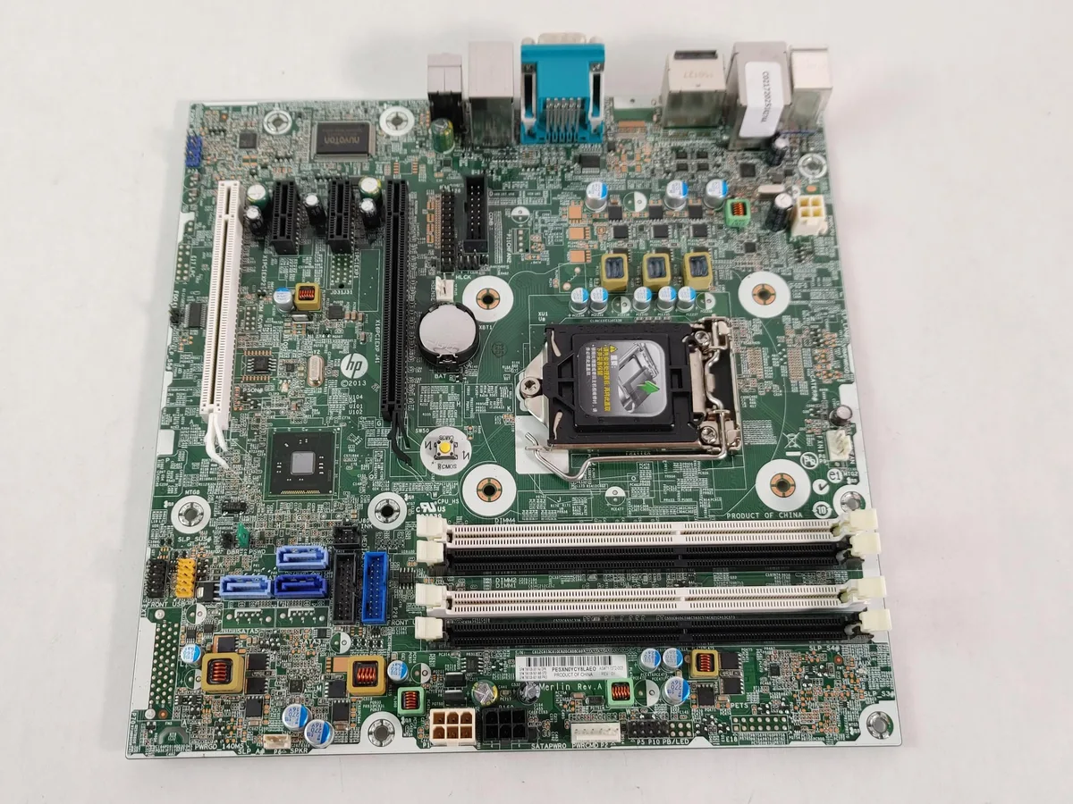 HP HP 717372-003 EliteDesk 800 G1 LGA 1150 DDR3 MicroATX server motherboard — product photo