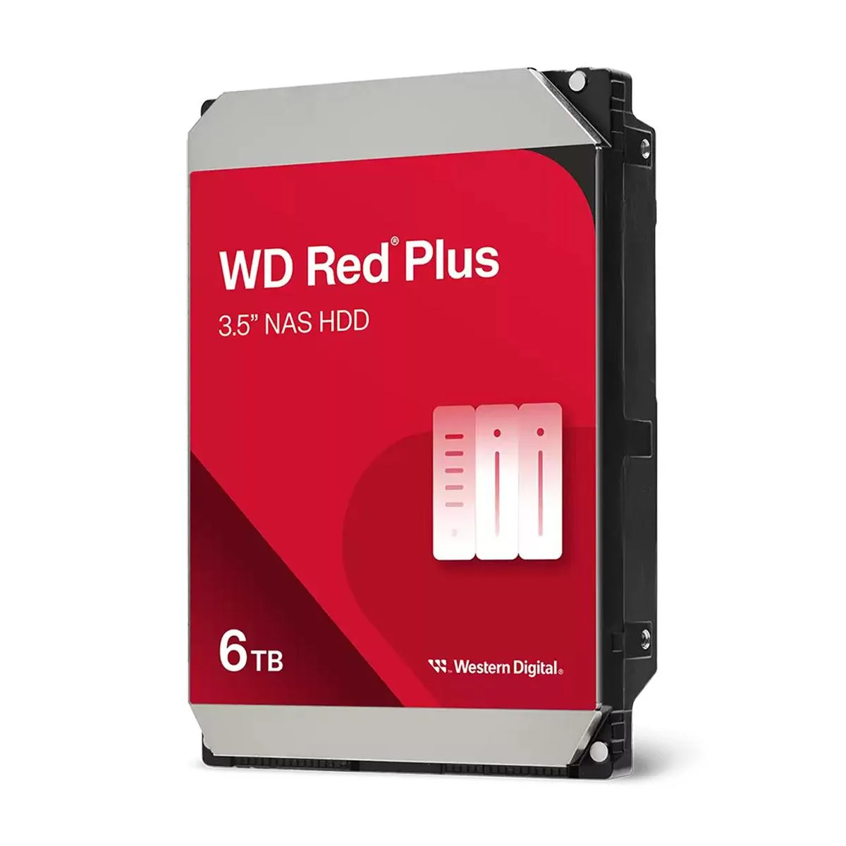 Western Digital Western Digital WD Red Plus 6TB 3.5" SATA Laptop Internal Hard Drive — toote foto